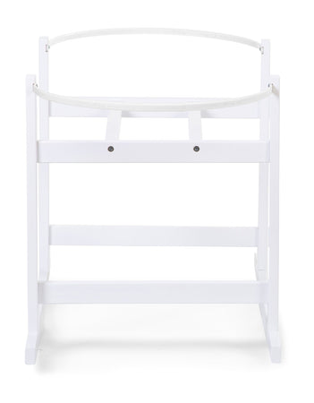 Supporto Dondolo Childhome per Cestino Moses Legno Bianco