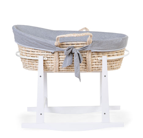 Supporto Dondolo Childhome per Cestino Moses Legno Bianco