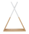 Mensola a Muro Childhome Tipi Legno/Bianco