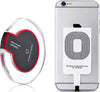 Pad di ricarica wireless + ricevitore compatibile con i Phone 8 7/7 Plus 6s / 6s Plus / 6/5 / 5s / 5c, Galaxy Galaxy S7 / S7 Edge, S8 / S8 Plus, S6 / S6 Edge Plus/S6 Edge