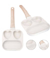 Padella Antiaderente Love A Triplo Scomparto Manico In Brachelite Per Cucinare