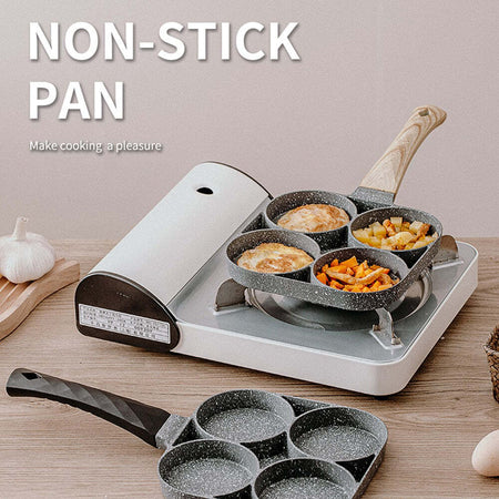 Padella Pancake 4 Scomparti In Lega Di Alluminio Antiaderente Con Manico Legno Casa e cucina/Pentole padelle e pirofile/Pentole e padelle/Padelle universali Trade Shop italia - Napoli, Commerciovirtuoso.it