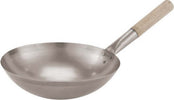 Padella-Wok-In-Ferro-Cucina-Orientale-Professionale-Cinese-Giapponese-30cm