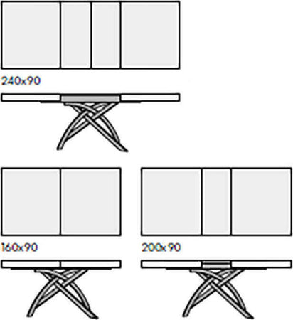 PAEAN---tavolo-da-pranzo-allungabile-cm-90-x-160/200/240-x-77-h-Antracite-Milani-Home