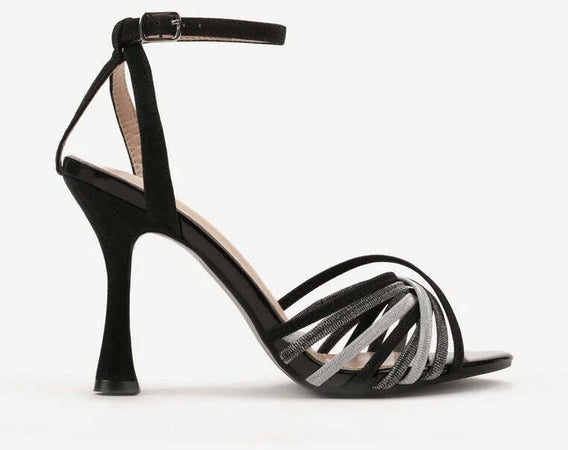 Paige - Sandali con strass intrecciati
