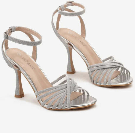 Paige - Sandali con strass intrecciati