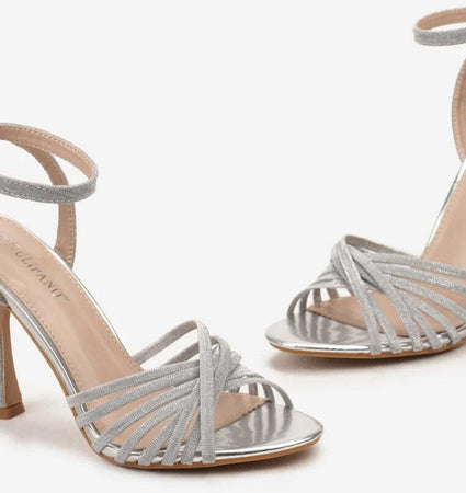 Paige - Sandali con strass intrecciati