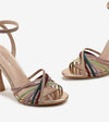 Paige - Sandali con strass intrecciati