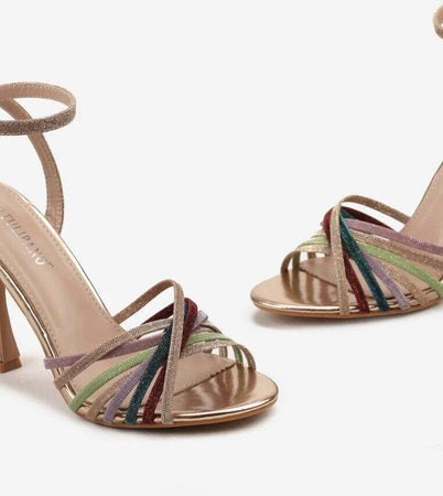 Paige - Sandali con strass intrecciati