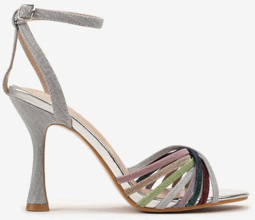 Paige - Sandali con strass intrecciati