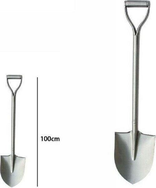 Pala Attrezzo Da Giardino Giardinaggio Campeggio In Metallo 100 Cm Manico 63312 Articoli da Giardino > Attrezzi da giardino > Utensili da giardino Trade Shop italia - Napoli, Commerciovirtuoso.it