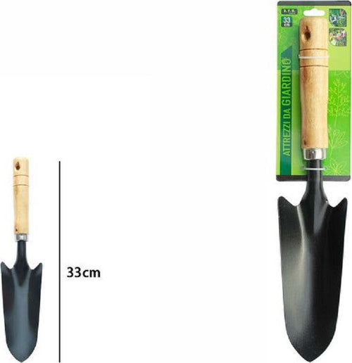 Pala Paletta Terra Attrezzo Da Giardinaggio Giardino Manico In Legno 33 Cm 59690 Articoli da Giardino > Attrezzi da giardino > Utensili da giardino Trade Shop italia - Napoli, Commerciovirtuoso.it