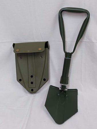 Pala Pieghevole Con Custodia Modello Militare Verde Con Lato Seghettato per Tagliare Fai da te/Utensili elettrici e a mano/Attrezzi da giardinaggio/Vanghe e pale Il Distintivo - Pesaro, Commerciovirtuoso.it