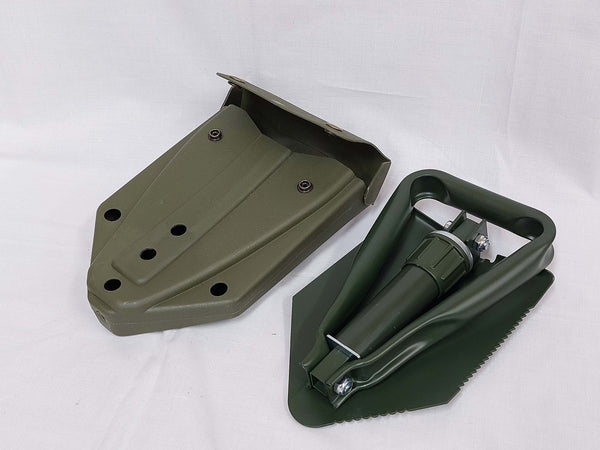 Pala Pieghevole Con Custodia Modello Militare Verde Con Lato Seghettato per Tagliare Fai da te/Utensili elettrici e a mano/Attrezzi da giardinaggio/Vanghe e pale Il Distintivo - Pesaro, Commerciovirtuoso.it