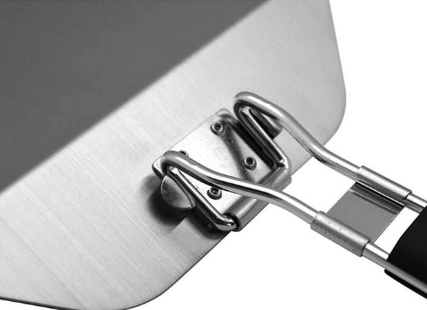 Pala-Pizza-Paletta-Tagliere-Pizze-Acciaio-Inox-con-Manico-Pieghevole-25x24cm
