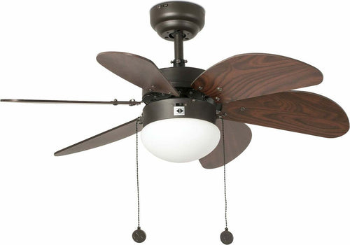 PALAO S Ventilatore da soffitto marrone Fai da te/Prodotti per la costruzione/Riscaldamento e raffreddamento/Sistemi mobili di climatizzazione/Ventilatori/Ventilatori da soffitto Led Mall Home - Napoli, Commerciovirtuoso.it