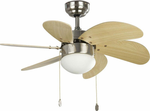 PALAO S Ventilatore da soffitto nichel opaco Fai da te/Prodotti per la costruzione/Riscaldamento e raffreddamento/Sistemi mobili di climatizzazione/Ventilatori/Ventilatori da soffitto Led Mall Home - Napoli, Commerciovirtuoso.it