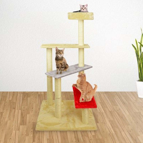 Palestra Tiragraffi Per Gatti Gatto A Scala Con Colonne In Sisal 144 Cm Prodotti per animali > Prodotti per Gatti > Tiragraffi Trade Shop italia - Napoli, Commerciovirtuoso.it