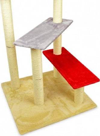 Palestra Tiragraffi Per Gatti Gatto A Scala Con Colonne In Sisal 144 Cm Prodotti per animali > Prodotti per Gatti > Tiragraffi Trade Shop italia - Napoli, Commerciovirtuoso.it