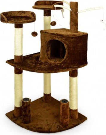 Palestra Tiragraffi Per Gatti Gatto Con Cuccetta E Colonne In Sisal 110 Cm Prodotti per animali domestici/Gatti/Lettini accessori per il letto e mobili/Colonne tiragraffi Trade Shop italia - Napoli, Commerciovirtuoso.it