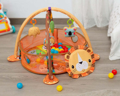 Palestrina Attività 3 in 1 Kiokids Leone Prima infanzia/Attività e intrattenimento/Tappetini gioco e palestrine La Casa Del Bebè - Napoli, Commerciovirtuoso.it