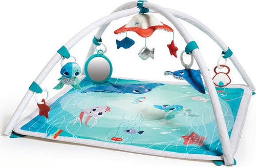 Palestrina e Tappetto Musicale con Arco Giochi Treasure Gymini Ocean Tiny Love Prima infanzia/Attività e intrattenimento/Tappetini gioco e palestrine La Casa Del Bebè - Napoli, Commerciovirtuoso.it