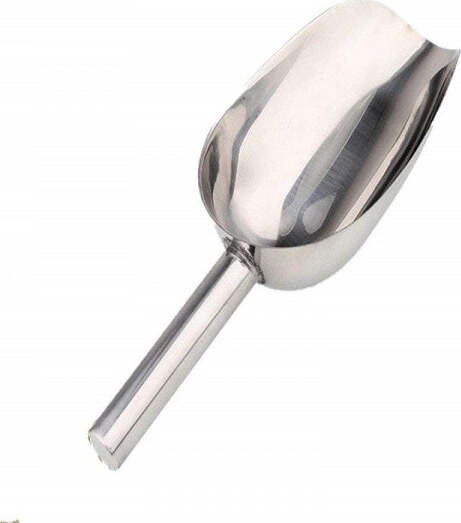 Paletta-In-Acciaio-11cm-Per-Animali-Raccogli-Escrementi-Mangime-Dosatore-Crocchette-Riso