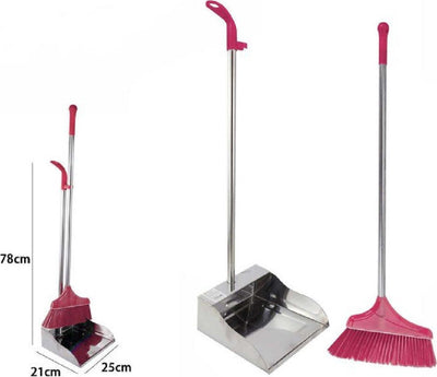 Paletta In Acciaio 78 X 21 X 25 Cm + Scopa Pulizia Casa Ufficio Gancio 69550 Casa, arredamento e bricolage > Pulizia e Bucato > Pulizia Pavimenti Trade Shop italia - Napoli, Commerciovirtuoso.it