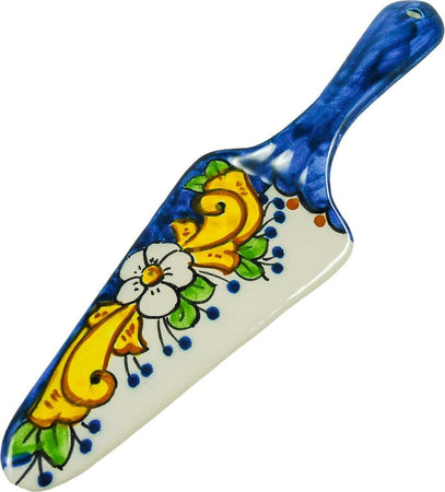 Paletta per dolci in Ceramica Vietri H 24 L 7 cm tURCHESE -048 CERAMICA VIETRI Casa e cucina/Stoviglie/Posate/Palette per servire/Palette da dolce Led Mall Home - Napoli, Commerciovirtuoso.it