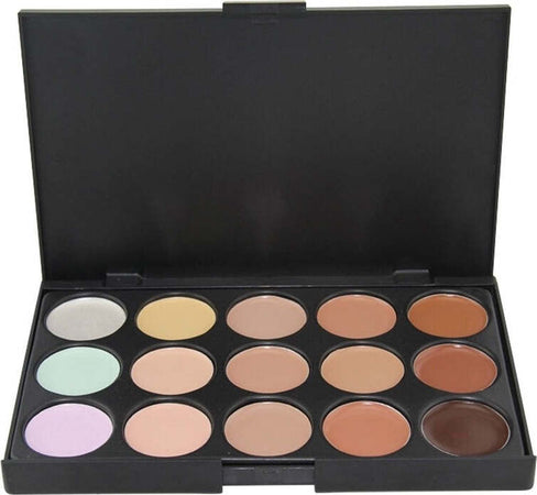 PALETTE 15 CORRETTORI P1501 CONTOURING CONTORNO CREMA BASE VISO BLUSH MAKE UP Bellezza/Trucco/Viso/Correttori e trucco neutralizzante Trade Shop italia - Napoli, Commerciovirtuoso.it