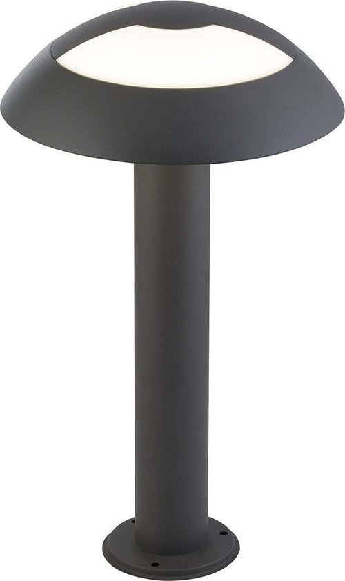 Paletti-Moderno-Mushroom-Alluminio-Grigio-Policarbonato-Led-15,3W-4000K-45Cm