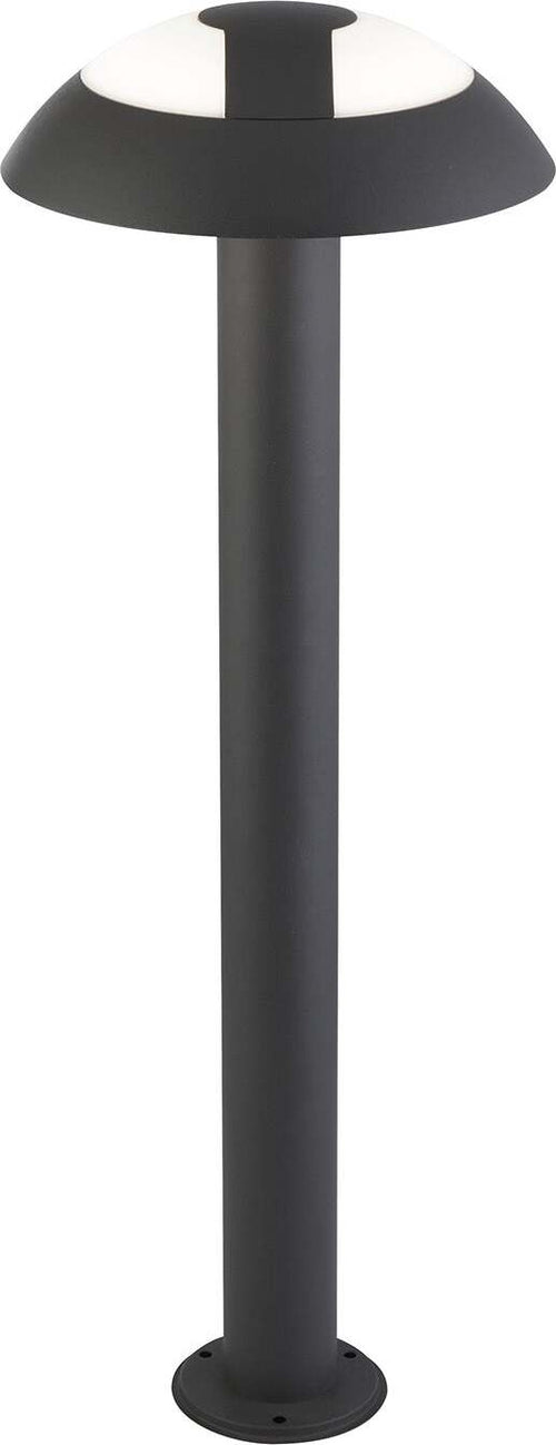 Paletti-Moderno-Mushroom-Alluminio-Grigio-Policarbonato-Led-15,3W-4000K-73Cm