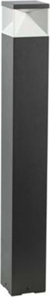 Paletto-Alto-Moderno-Diamond-Alluminio-Grafite-E-Termoplastica-12W-Led-4000K