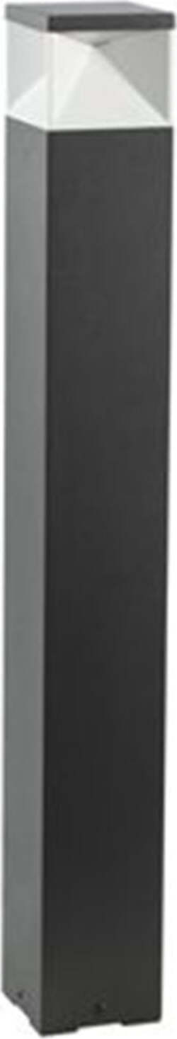 Paletto-Alto-Moderno-Diamond-Alluminio-Grafite-E-Termoplastica-12W-Led-4000K