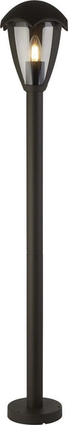 Paletto-Campanula-Alluminio-Grigio-Policarbonato-Trasparente-1-Luce-E27-97Cm