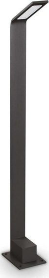 Paletto-Contemporaneo-Agos-Alluminio-Nero-Led-6,5W-3000K-Ip54