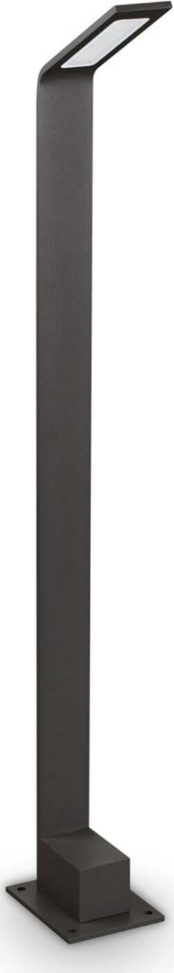 Paletto-Contemporaneo-Agos-Alluminio-Nero-Led-6,5W-3000K-Ip54