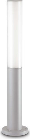 Paletto-Contemporaneo-Etere-Alluminio-Grigio-Led-Integrato-9,5W-4000K-Ip44