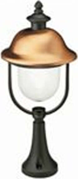 Paletto-Da-Cancello-Contemporaneo-Rustica-Alluminio-E-Metallo-Ruggine-1-Luce-E27