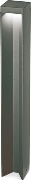 Paletto-Da-Esterno-Moderna-Kurt-Metallo-Antracite-Led-12W-3000K-Luce-Calda