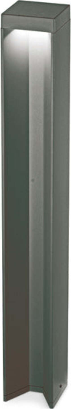 Paletto-Da-Esterno-Moderna-Kurt-Metallo-Antracite-Led-12W-3000K-Luce-Calda