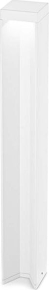 Paletto-Da-Esterno-Moderna-Kurt-Metallo-Bianco-1-Luce-12W-4000K-Luce-Naturale