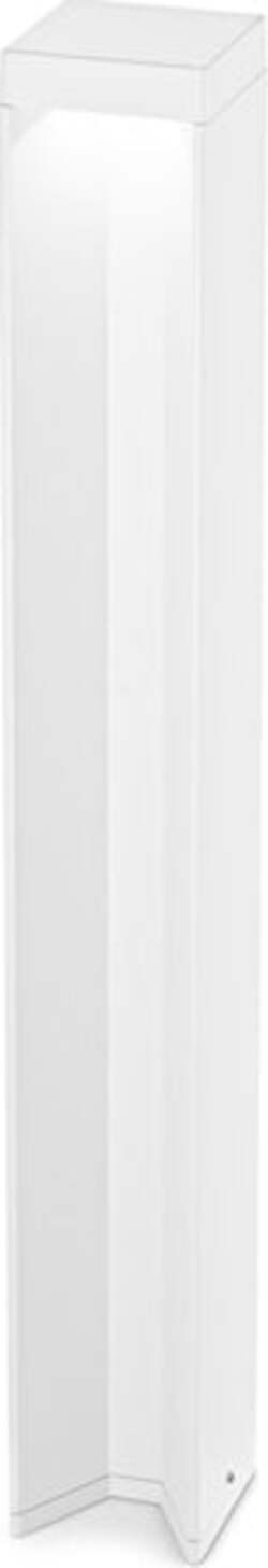 Paletto-Da-Esterno-Moderna-Kurt-Metallo-Bianco-1-Luce-12W-4000K-Luce-Naturale