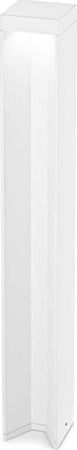 Paletto-Da-Esterno-Moderna-Kurt-Metallo-Bianco-1-Luce-12W-4000K-Luce-Naturale