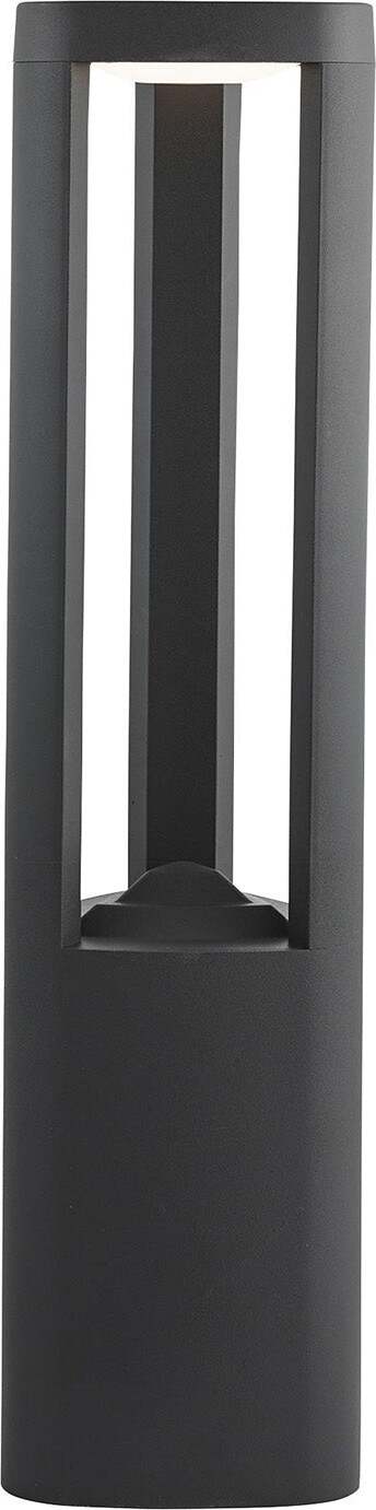 Paletto-Da-Esterno-Moderno-Michigan-Alluminio-Grigio-Policarbonato-Led-7W-4000K