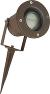 Paletto-Da-Esterno-Moderno-Spikey-Alluminio-Marrone-Vetro-1-Luce-Gu10