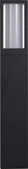 Paletto-Da-Esterno-Moderno-Viale-Alluminio-Nero-Policarbonato-1-Luce-Gu10-45Cm