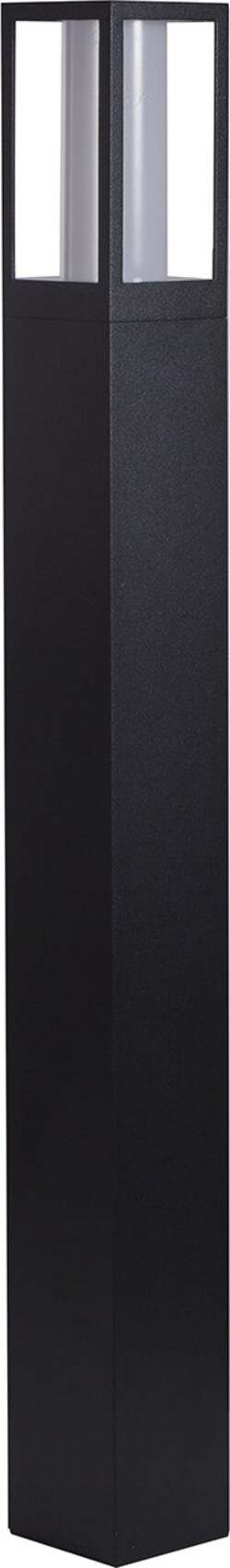 Paletto-Da-Esterno-Moderno-Viale-Alluminio-Nero-Policarbonato-1-Luce-Gu10-73Cm
