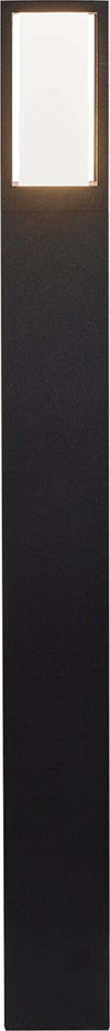 Paletto-Da-Esterno-Moderno-Viale-Alluminio-Nero-Policarbonato-1-Luce-Gu10-73Cm