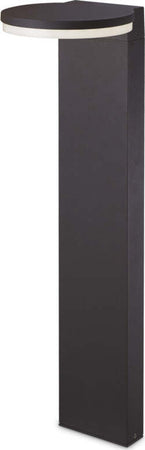 Paletto-Da-Esterno-Round-Path-Alluminio-Antracite-Led-10W-4000K-Luce-Naturale